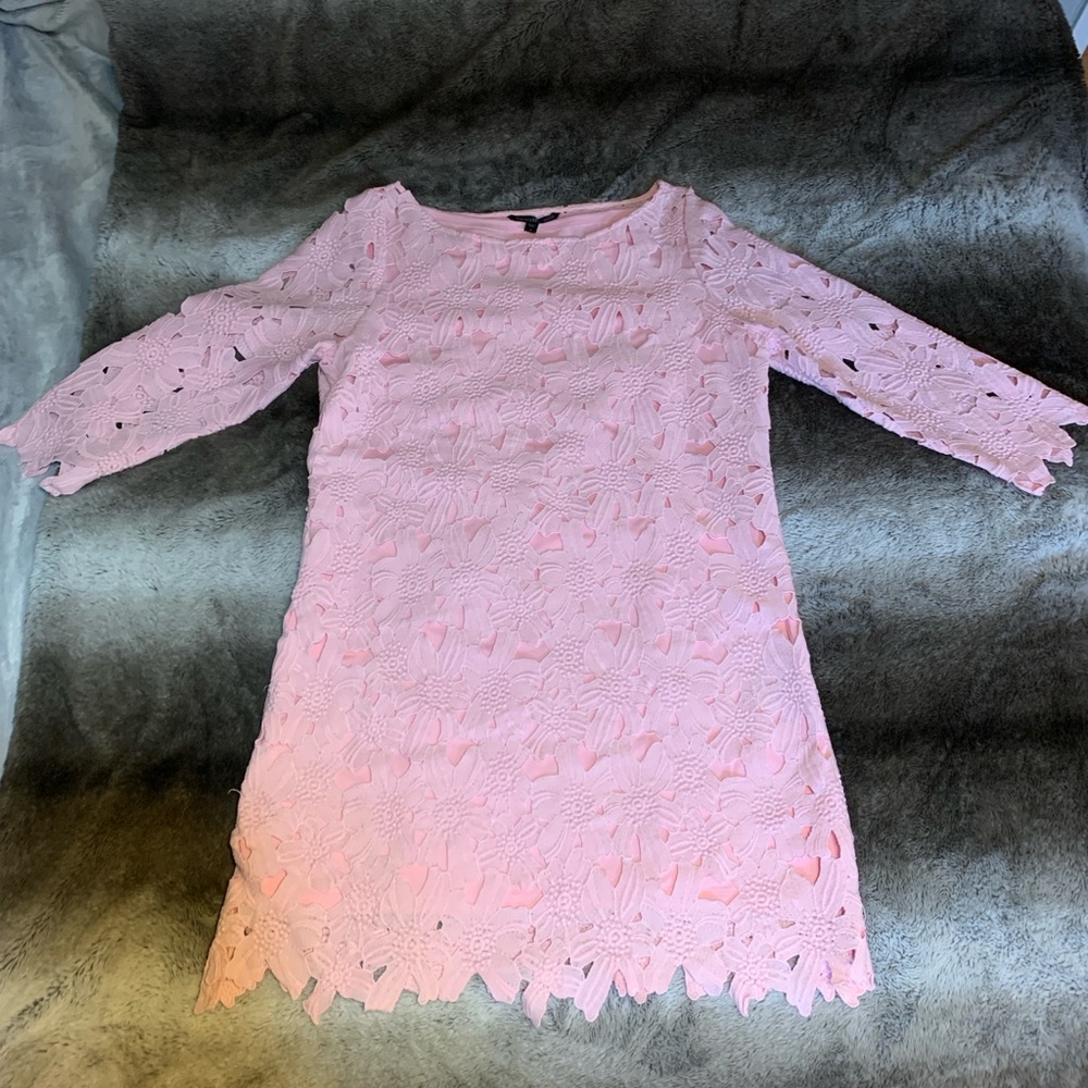 Felicity & Coco Pink Long Sleeve Sheath Dress